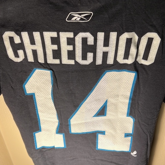 NHL Reebok Mens Sharks Cheechoo 14 Jersey Tee Color Black Size Small - Picture 5 of 5
